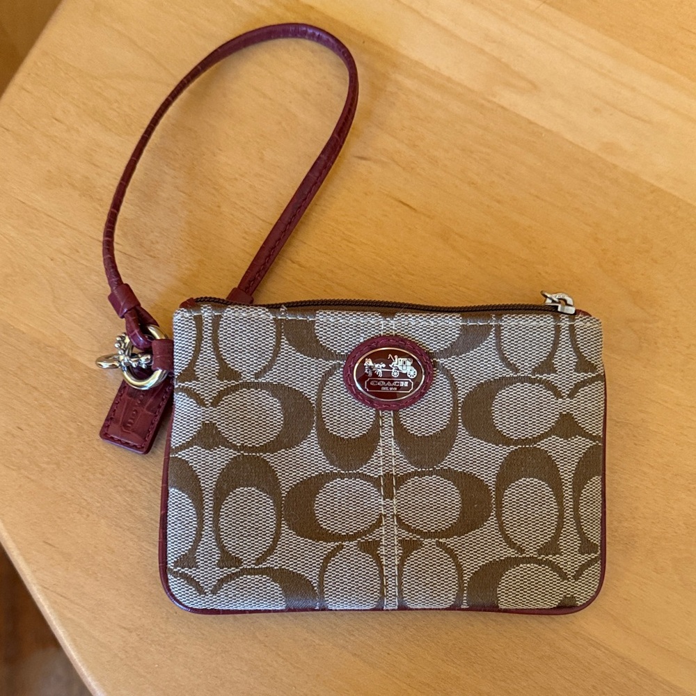 Coach wristlet